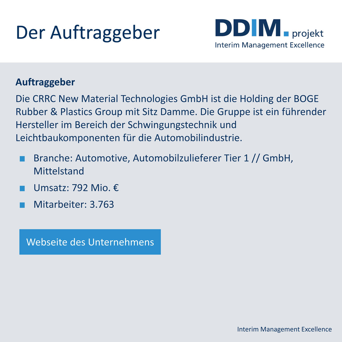 Rober Schirra | DDIM.projekt // Interim Management Excellence 2024