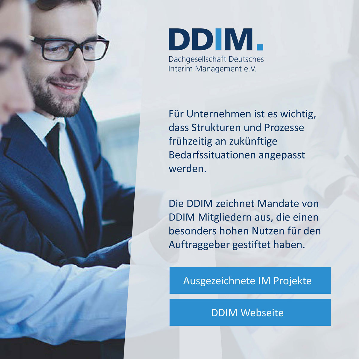 Rober Schirra | DDIM.projekt // Interim Management Excellence 2024