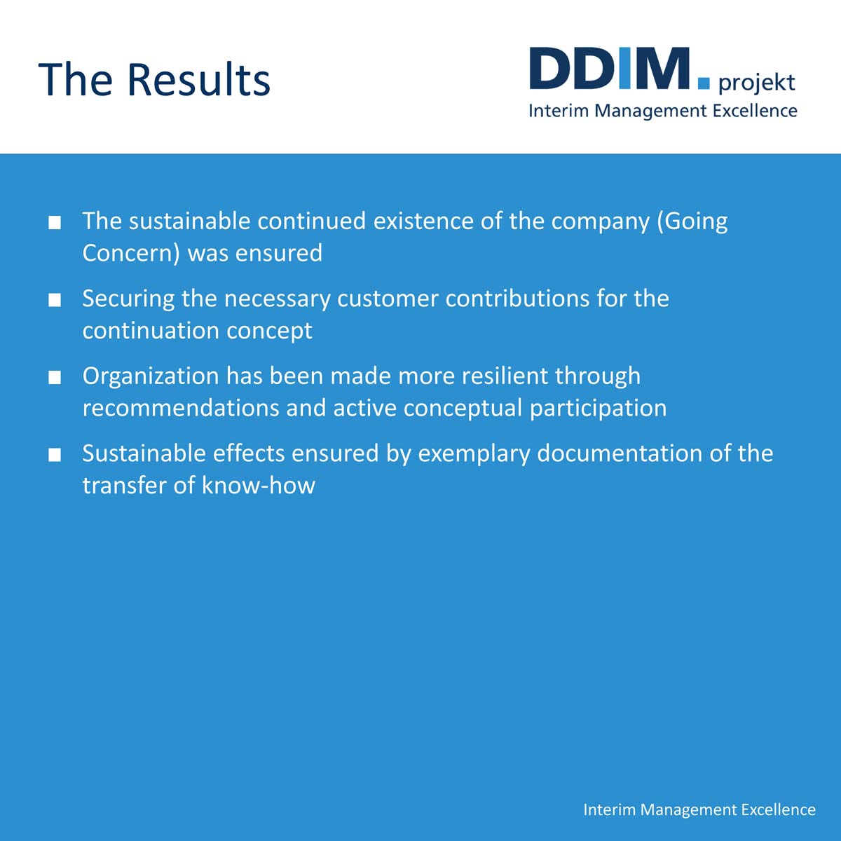 Rober Schirra | DDIM.projekt // Interim Management Excellence 2024